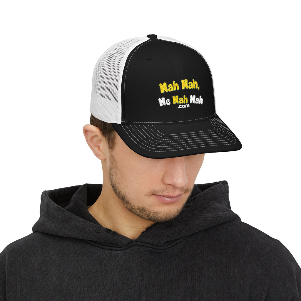 Embroidered Trucker Cap – "Nah Nah, Ne Nah Nah" Casual Snapback