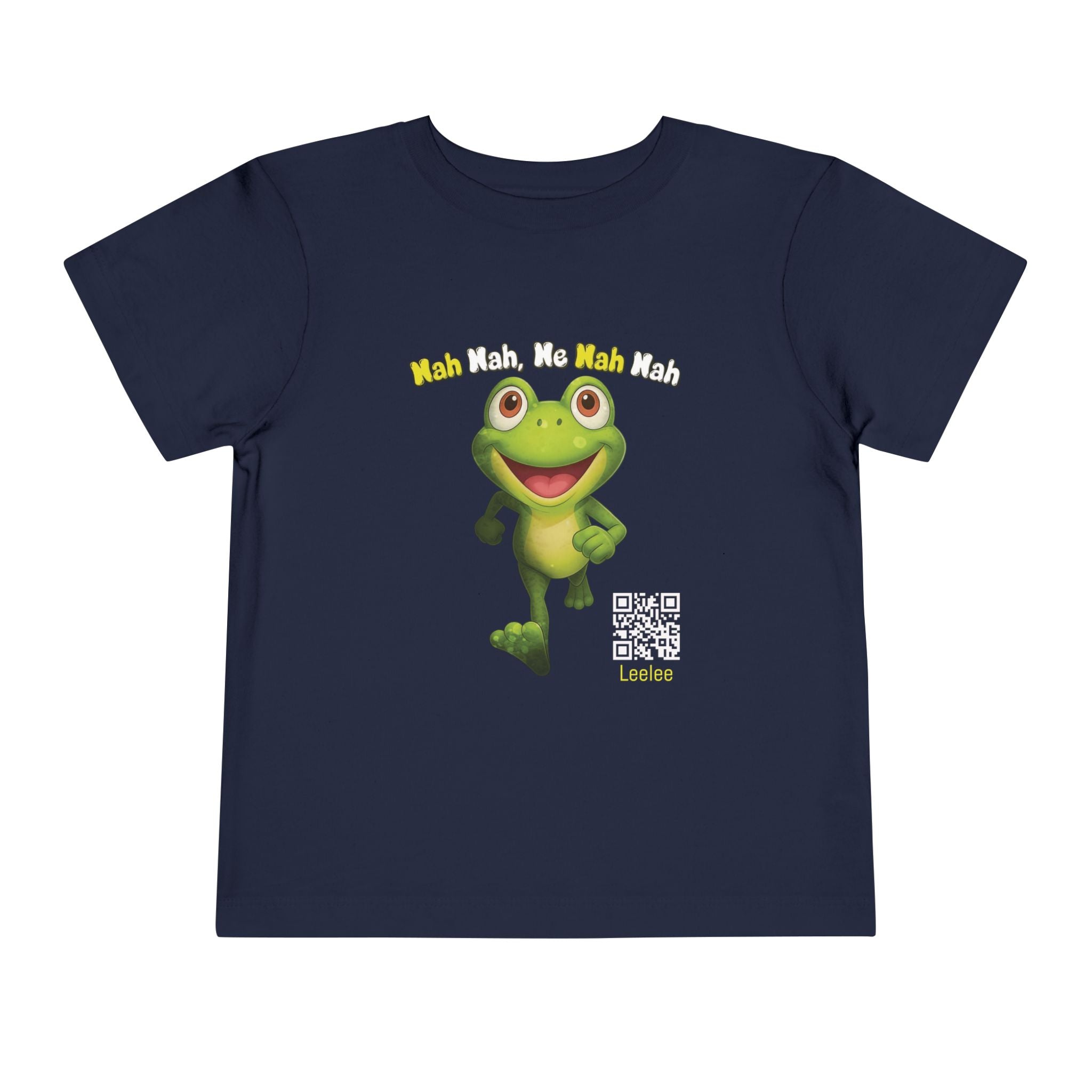 Leelee Running Frog Toddler Tee | Cute Cartoon Frog, Kids Animal Shirt