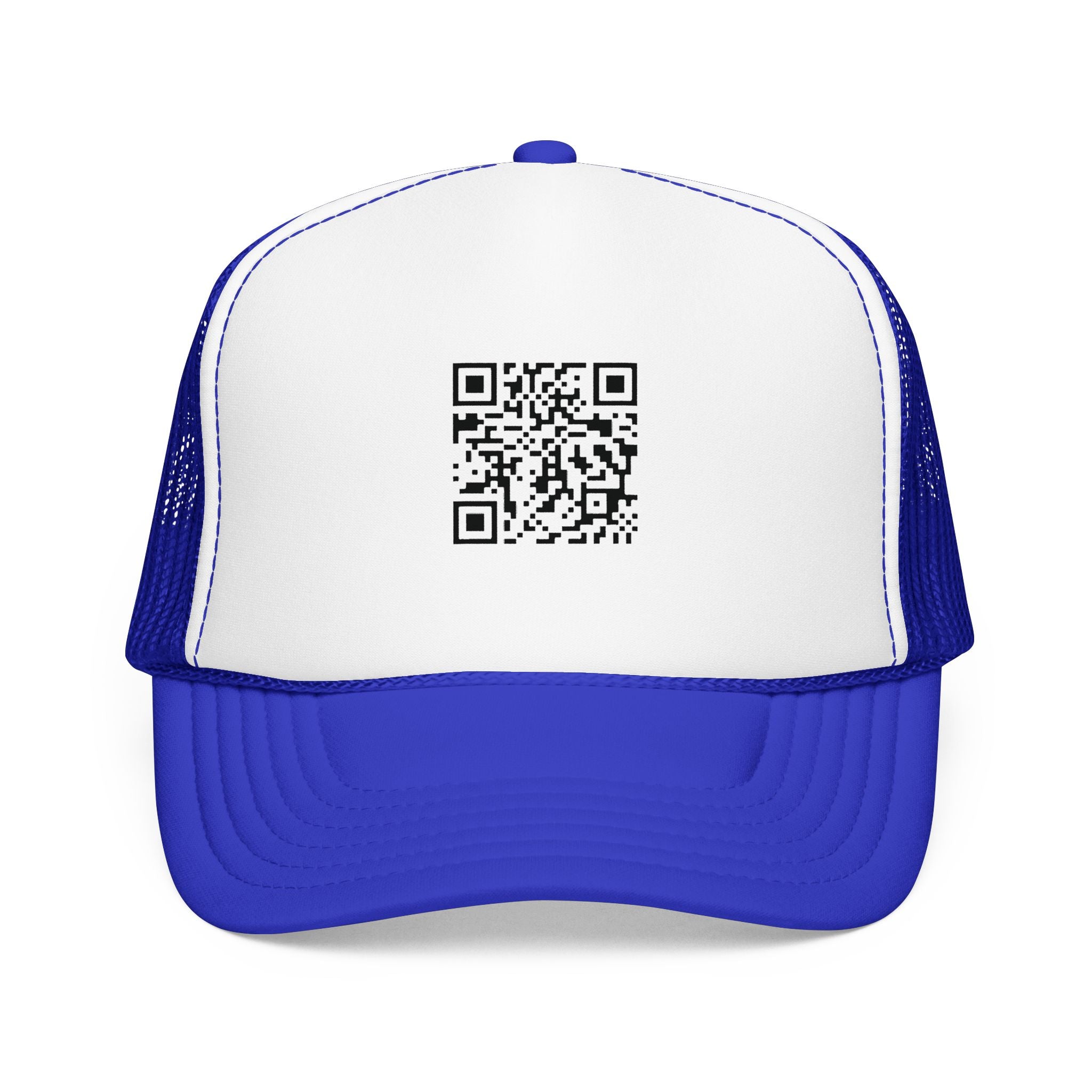 QR Code Trucker Hat — Scanable Tech Graphic Cap