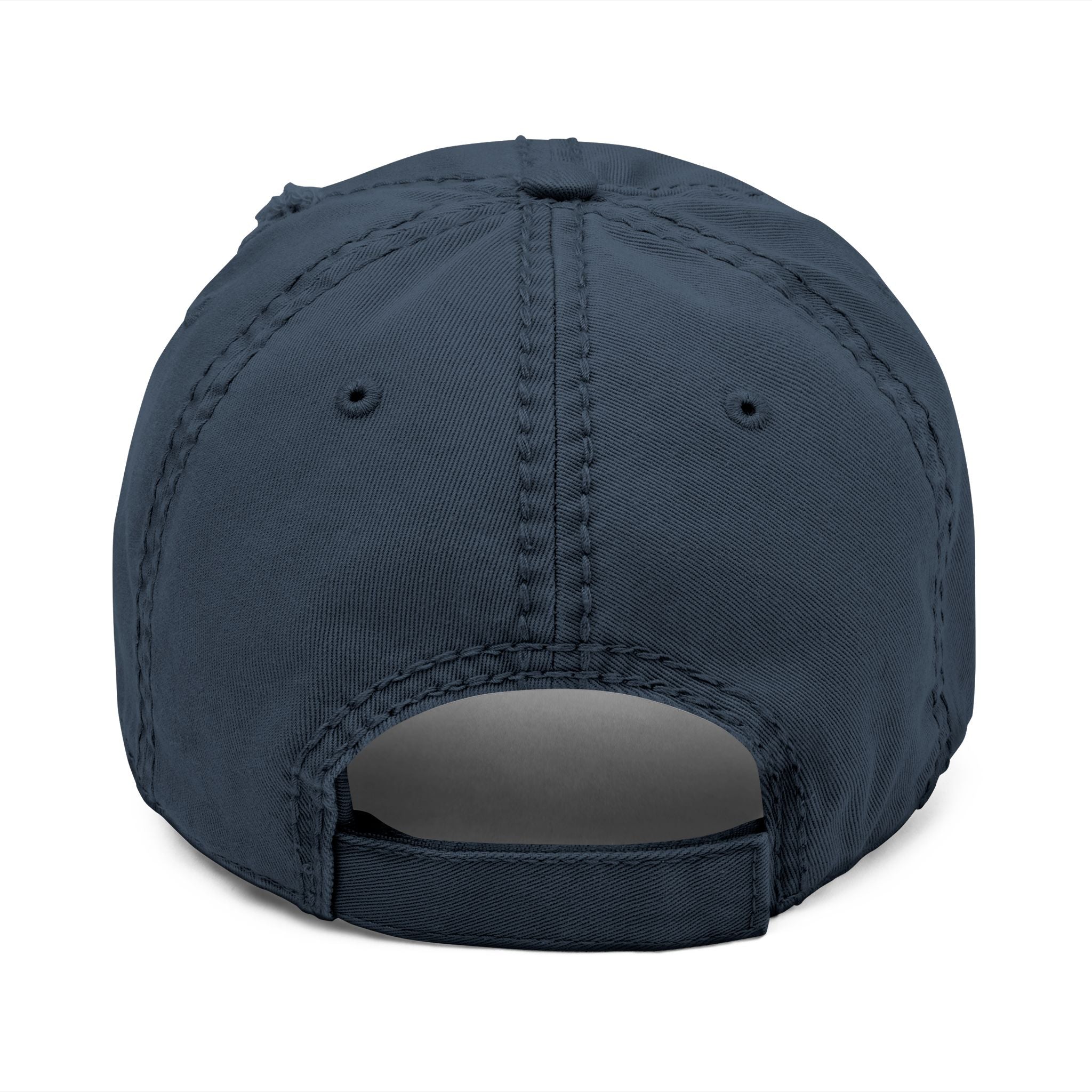 Distressed Embroidered Nah Nah Ne Nah Nah Dad Hat — Vintage Casual Cap for Tech & Trend Fans