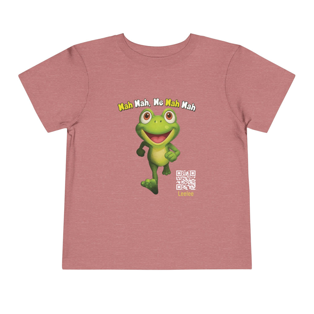 Leelee Running Frog Toddler Tee | Cute Cartoon Frog, Kids Animal Shirt