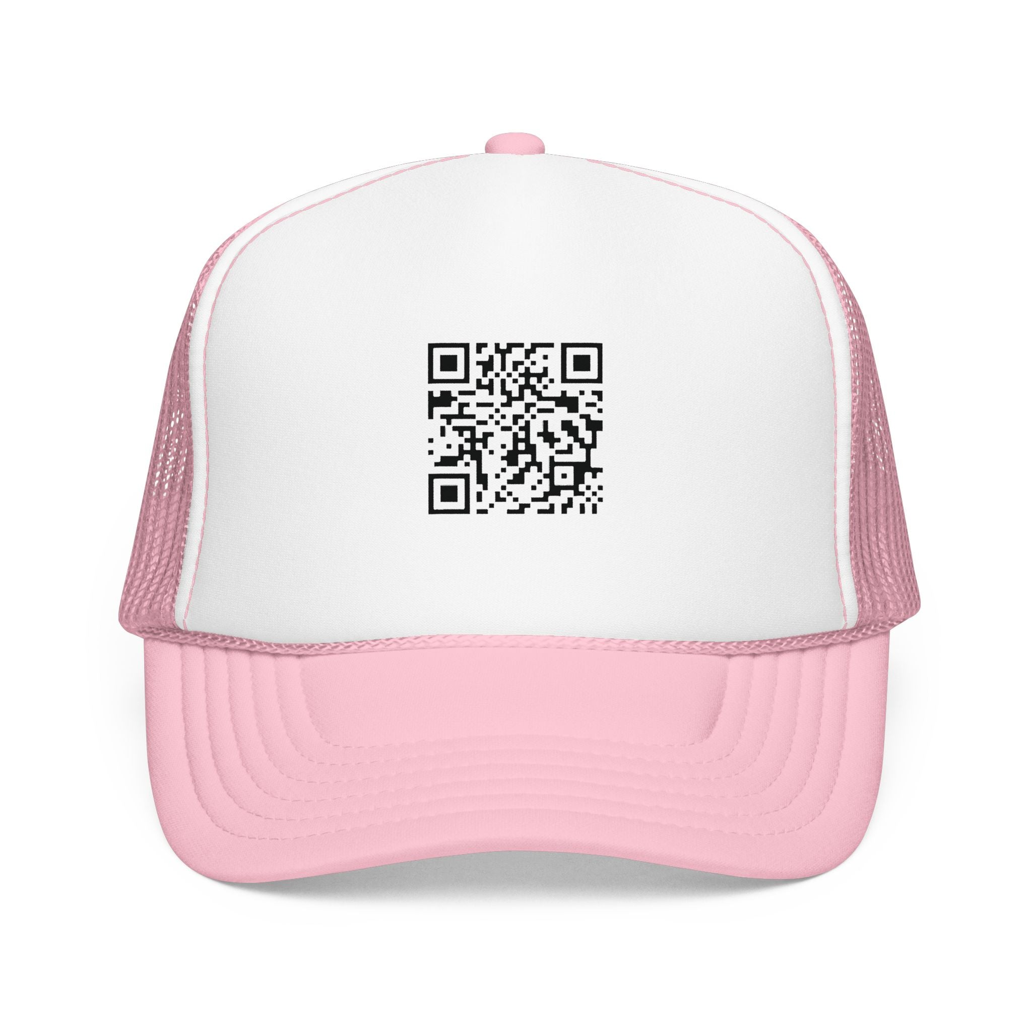 QR Code Trucker Hat — Scanable Tech Graphic Cap