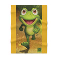 Cute Leelee Frog Baby Blanket - Soft Fleece Infant Throw for Nursery & Gifts
