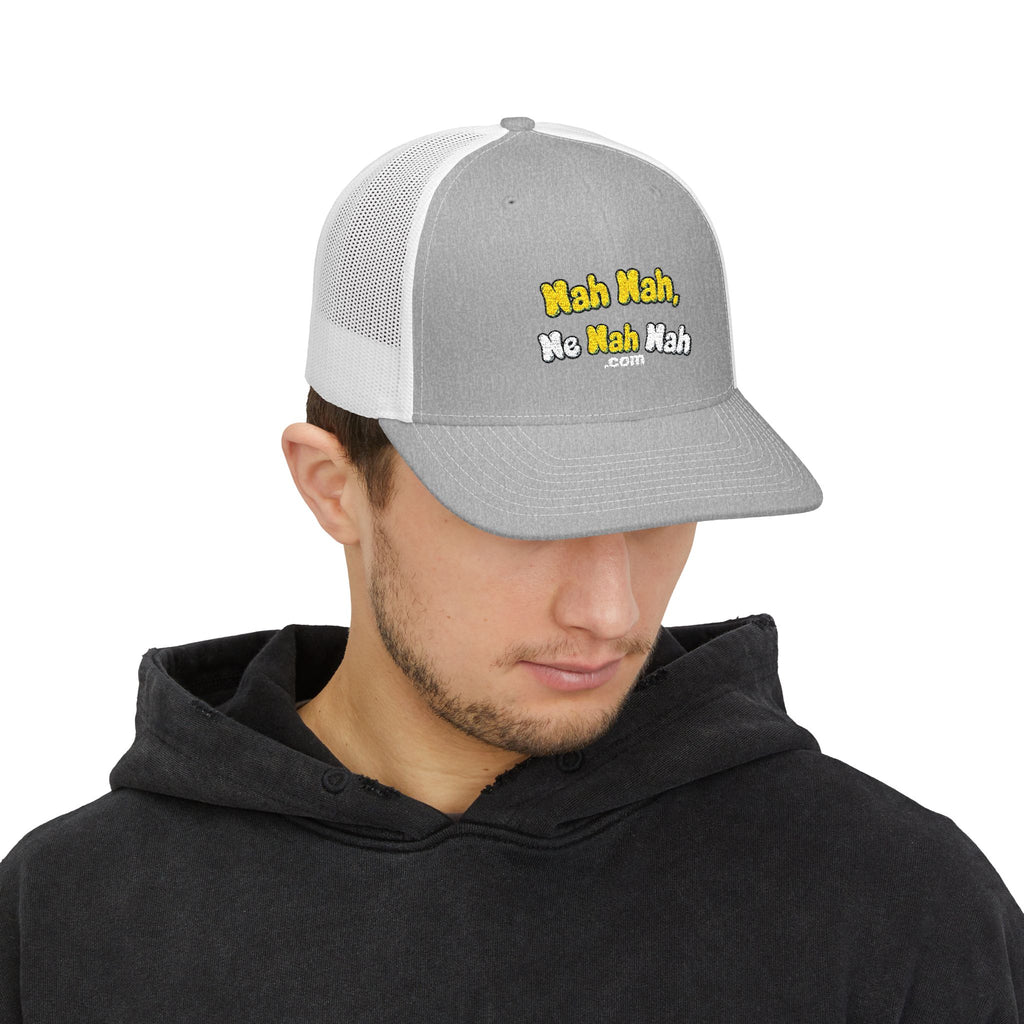 Embroidered Trucker Cap – "Nah Nah, Ne Nah Nah" Casual Snapback