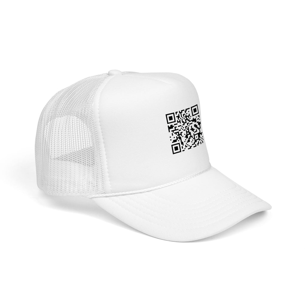 QR Code Trucker Hat — Scanable Tech Graphic Cap