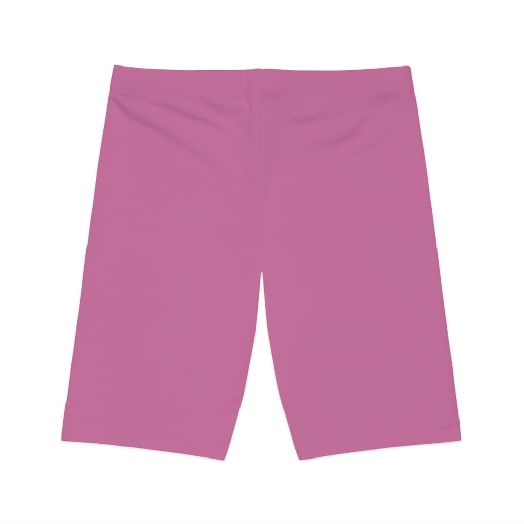 Leelee Frog Inspired Women's Bike Shorts (Pink) — Cute 'Nah Nah, Ne Nah Nah' Graphic