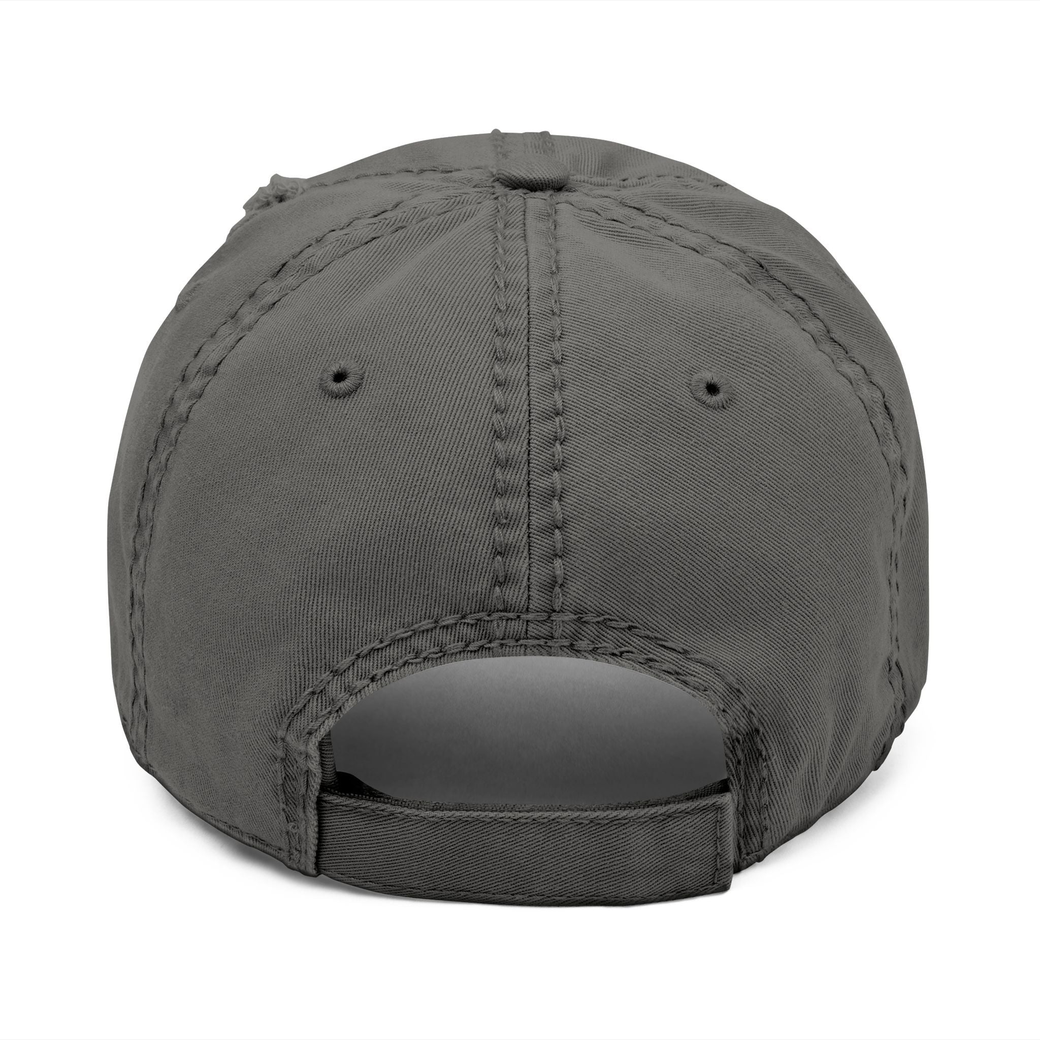 Distressed Embroidered Nah Nah Ne Nah Nah Dad Hat — Vintage Casual Cap for Tech & Trend Fans