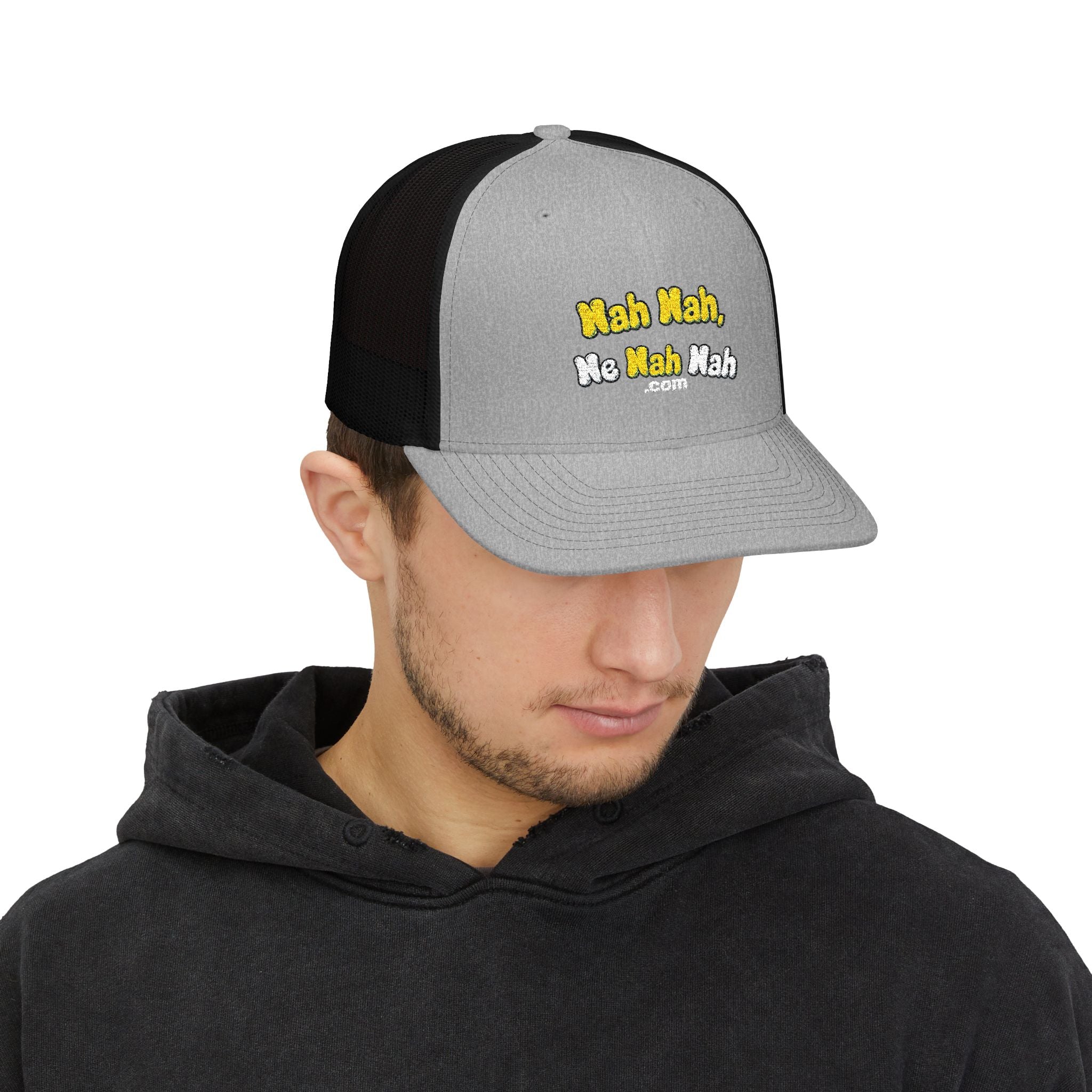 Embroidered Trucker Cap – "Nah Nah, Ne Nah Nah" Casual Snapback
