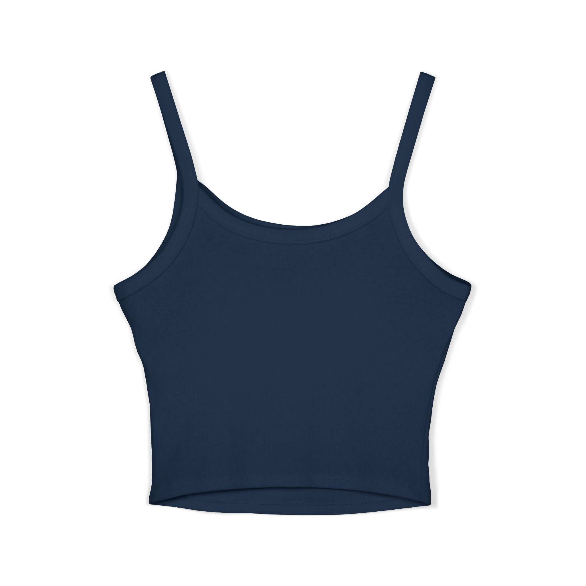 Leelee Running Frog Cropped Tank — "Nah Nah Ne Nah Nah" Cute Frog Graphic Spaghetti Strap Top
