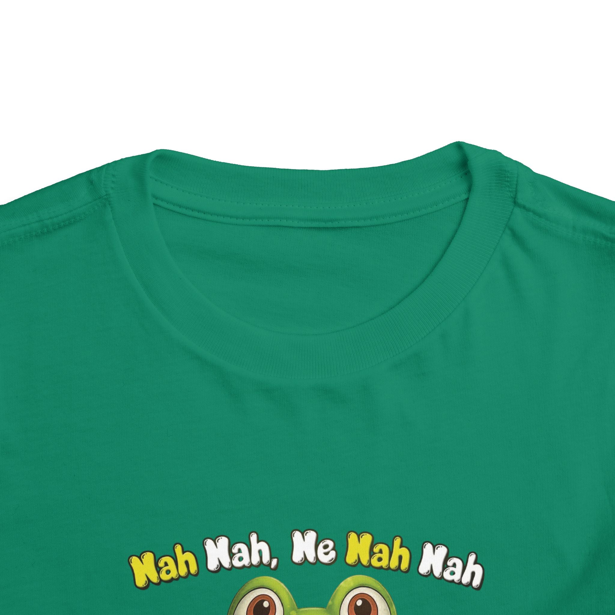 Leelee Running Frog Toddler Tee | Cute Cartoon Frog, Kids Animal Shirt