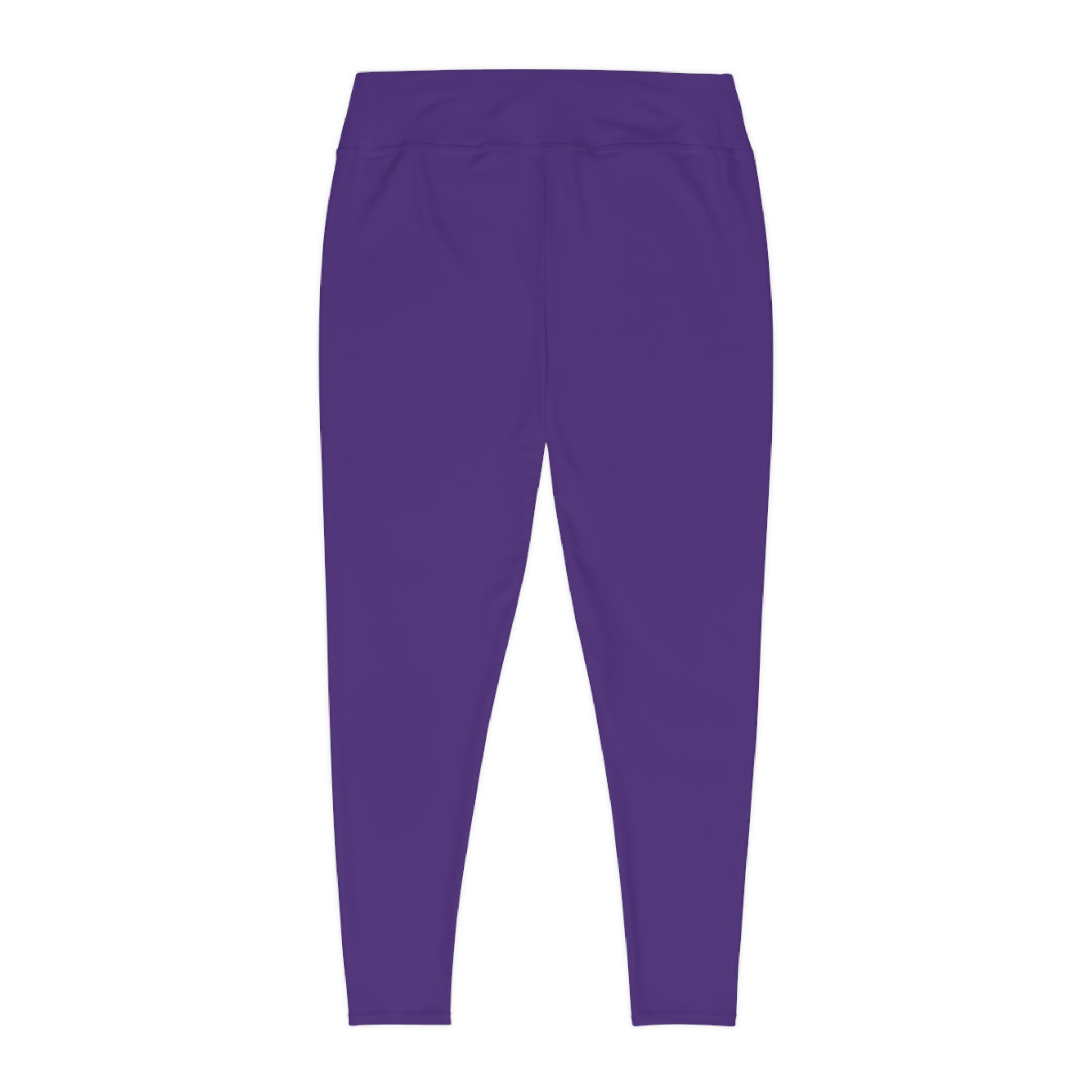 Leelee Inspired Plus Size Leggings (Purple) — Cute Smiling Leelee Running Frog Graphic Leggings