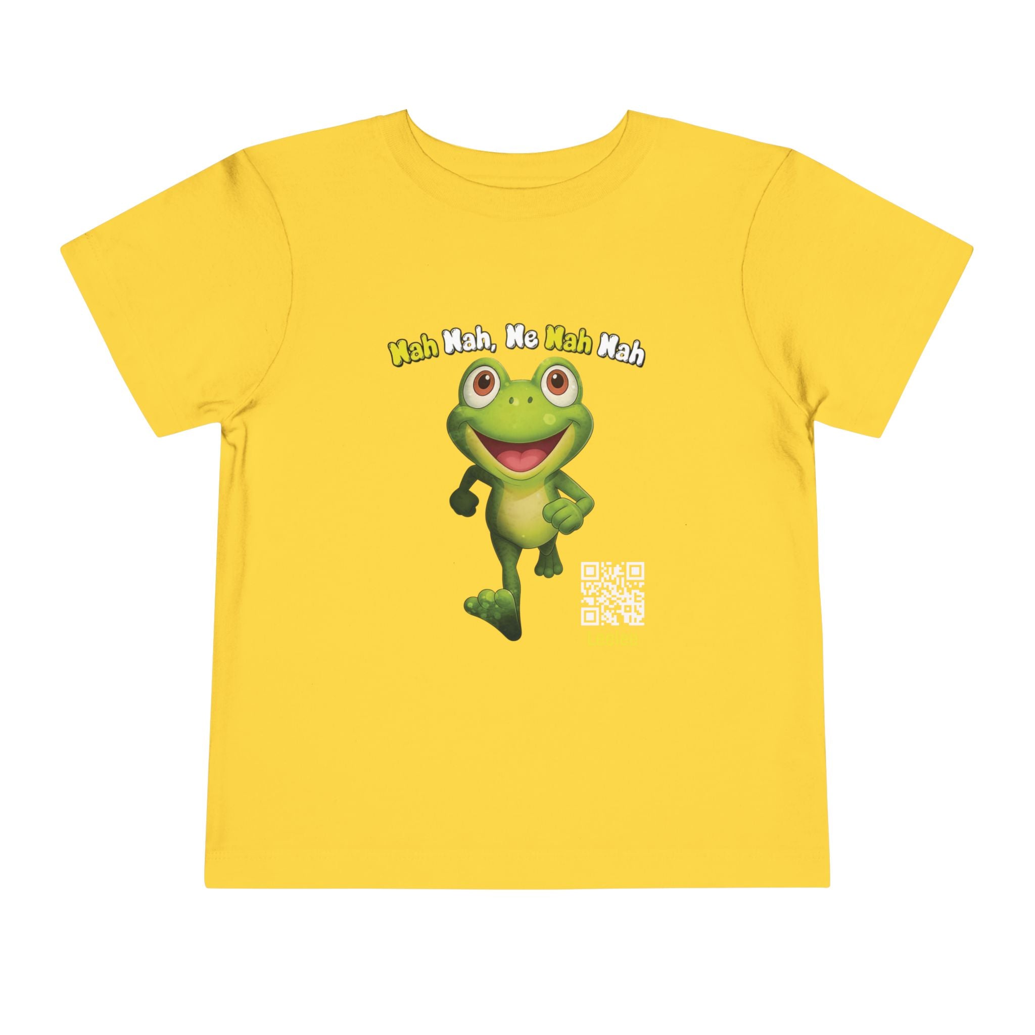 Leelee Running Frog Toddler Tee | Cute Cartoon Frog, Kids Animal Shirt