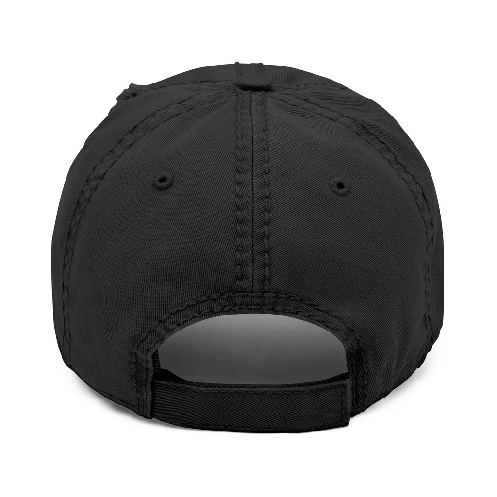 Distressed Embroidered Nah Nah Ne Nah Nah Dad Hat — Vintage Casual Cap for Tech & Trend Fans