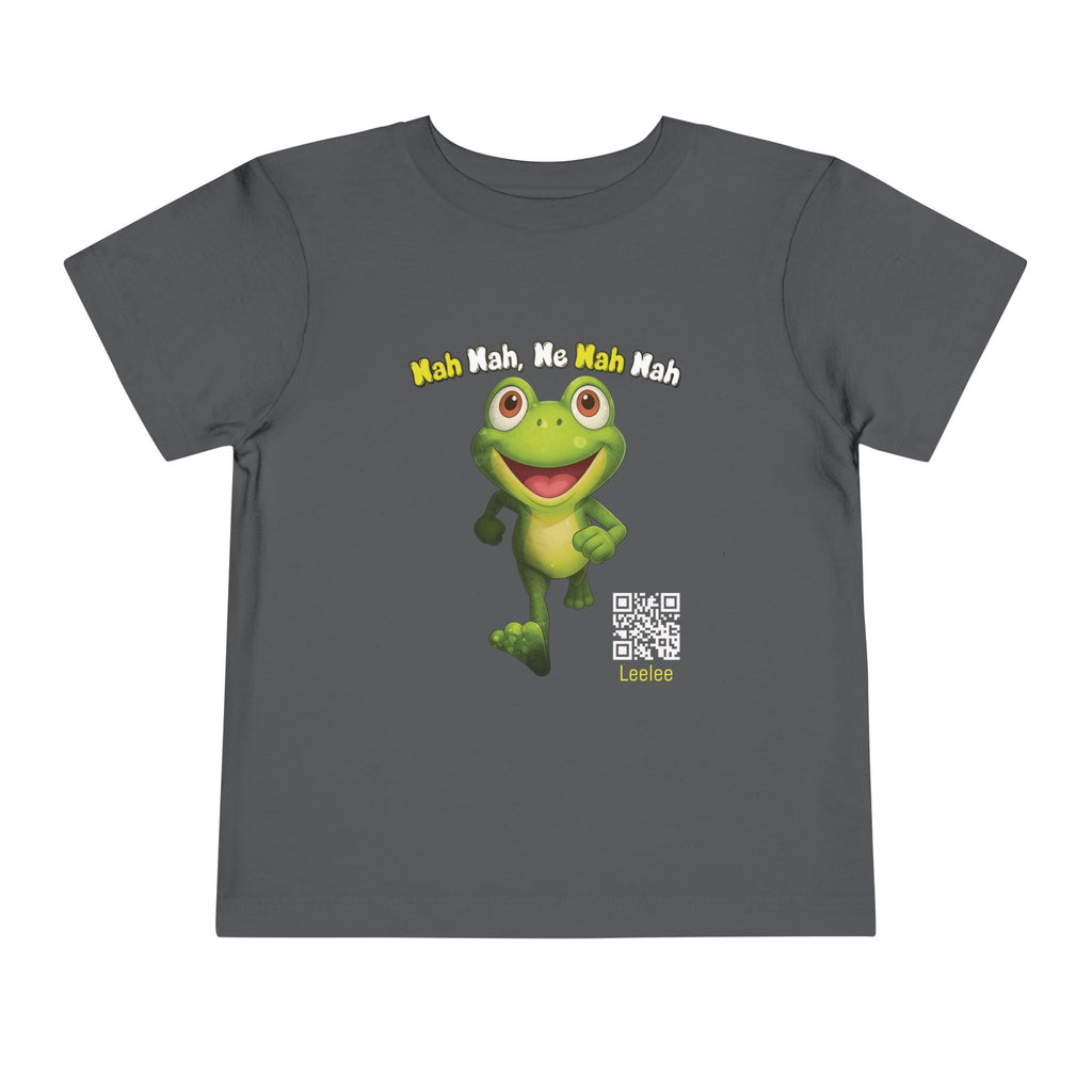 Leelee Running Frog Toddler Tee | Cute Cartoon Frog, Kids Animal Shirt