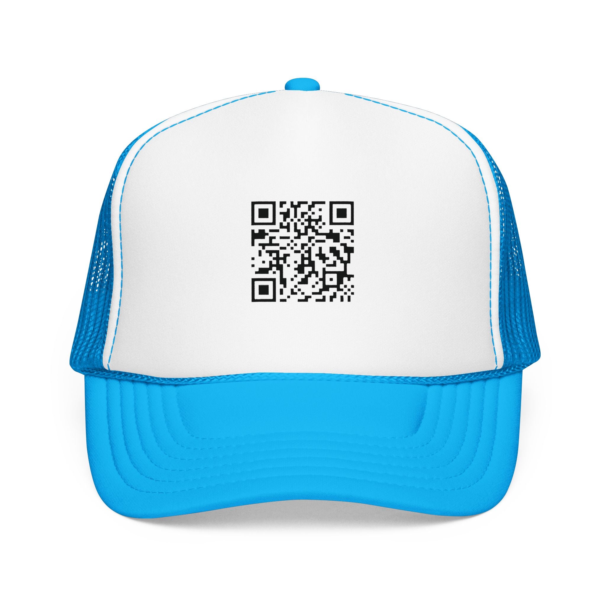 QR Code Trucker Hat — Scanable Tech Graphic Cap