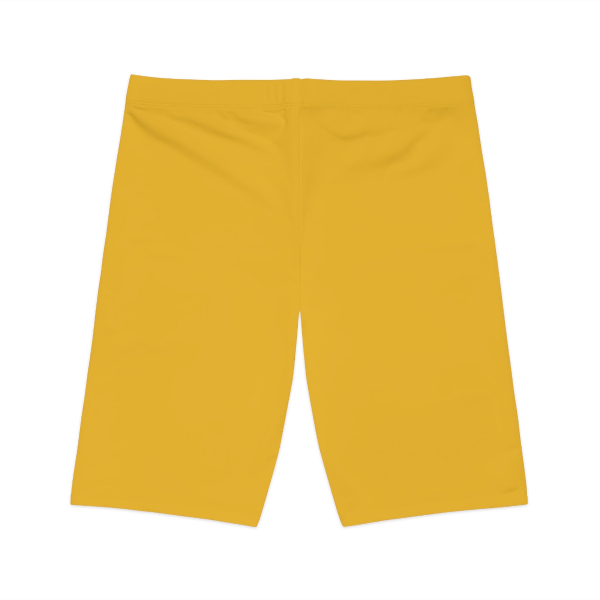 Leelee Frog Inspired Women's Bike Shorts (Yellow) — Cute 'Nah Nah, Ne Nah Nah' Graphic