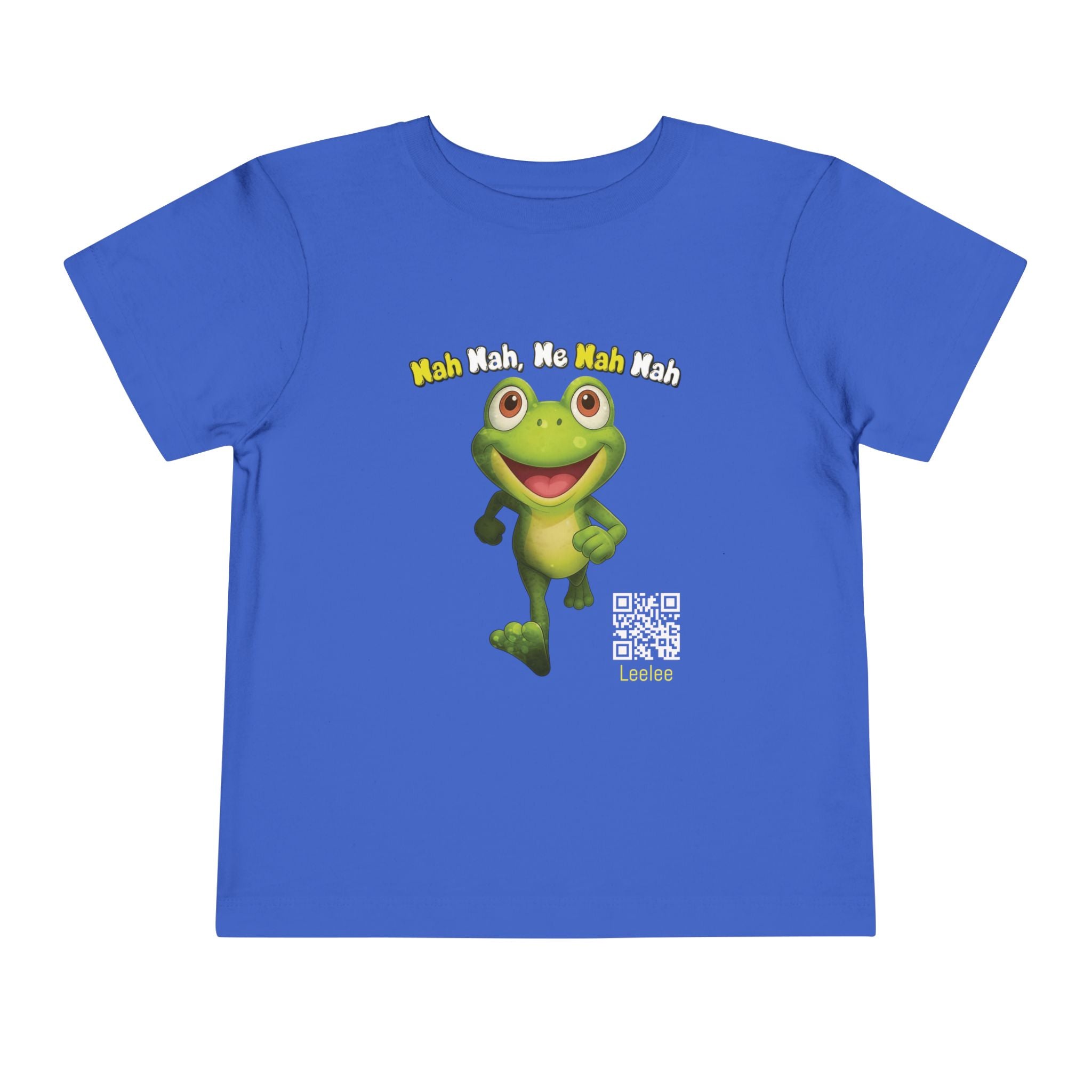 Leelee Running Frog Toddler Tee | Cute Cartoon Frog, Kids Animal Shirt