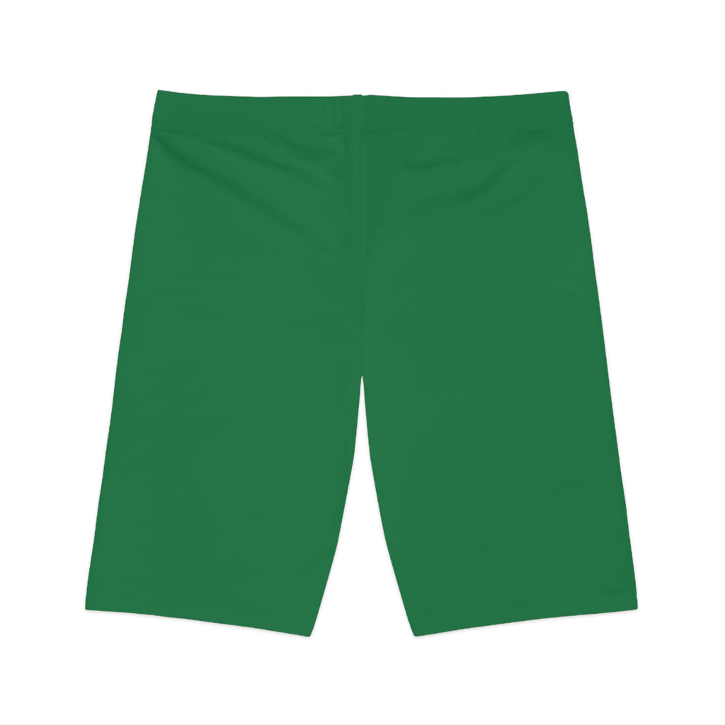 Leelee Frog Inspired Women's Bike Shorts (Green) — Cute 'Nah Nah, Ne Nah Nah' Graphic