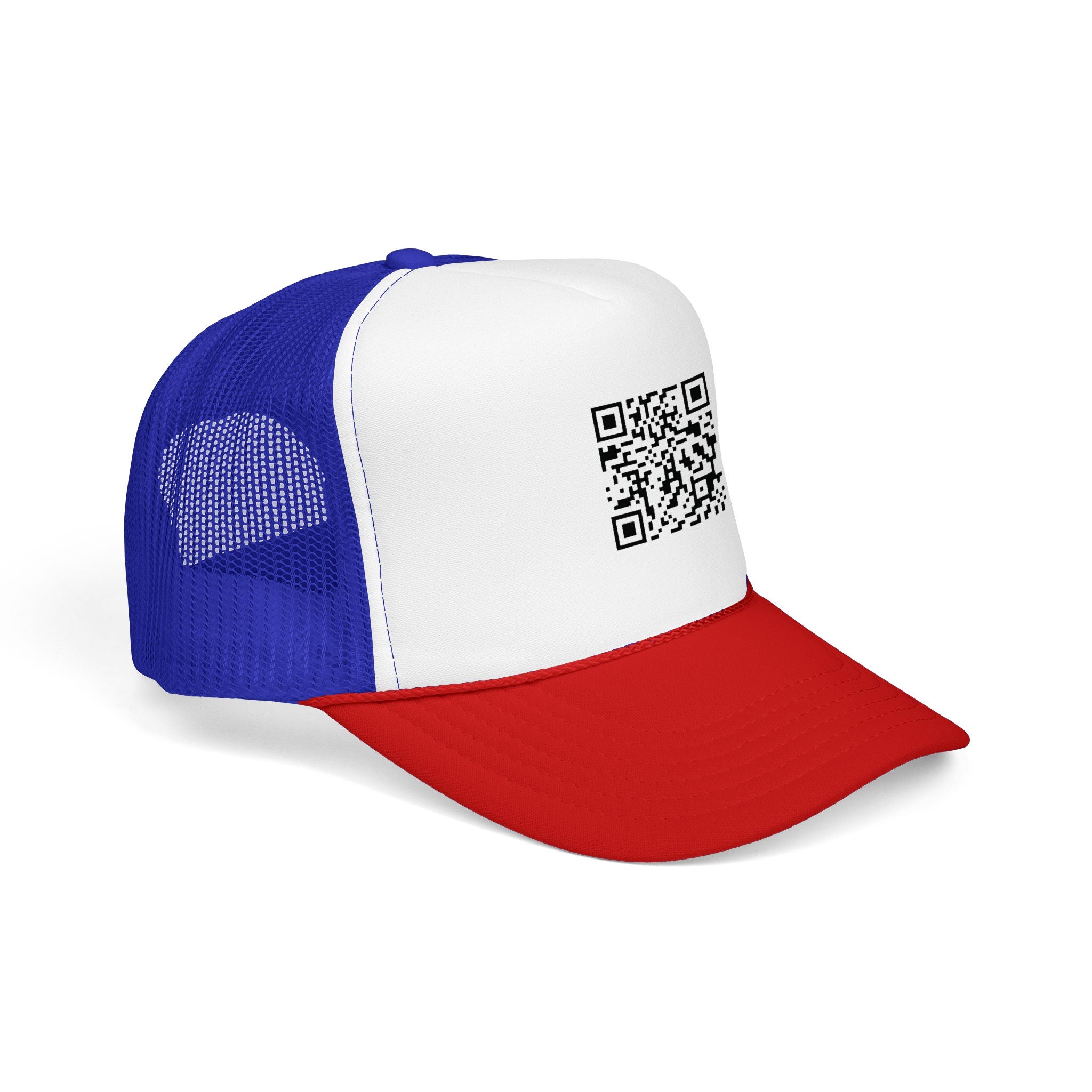 QR Code Trucker Hat — Scanable Tech Graphic Cap