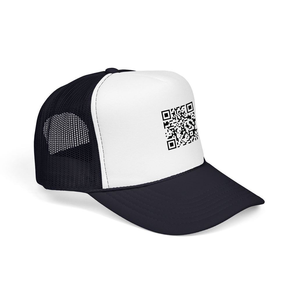 QR Code Trucker Hat — Scanable Tech Graphic Cap