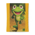 Cute Leelee Frog Cotton Duvet Cover — Kids' Cartoon Bedding