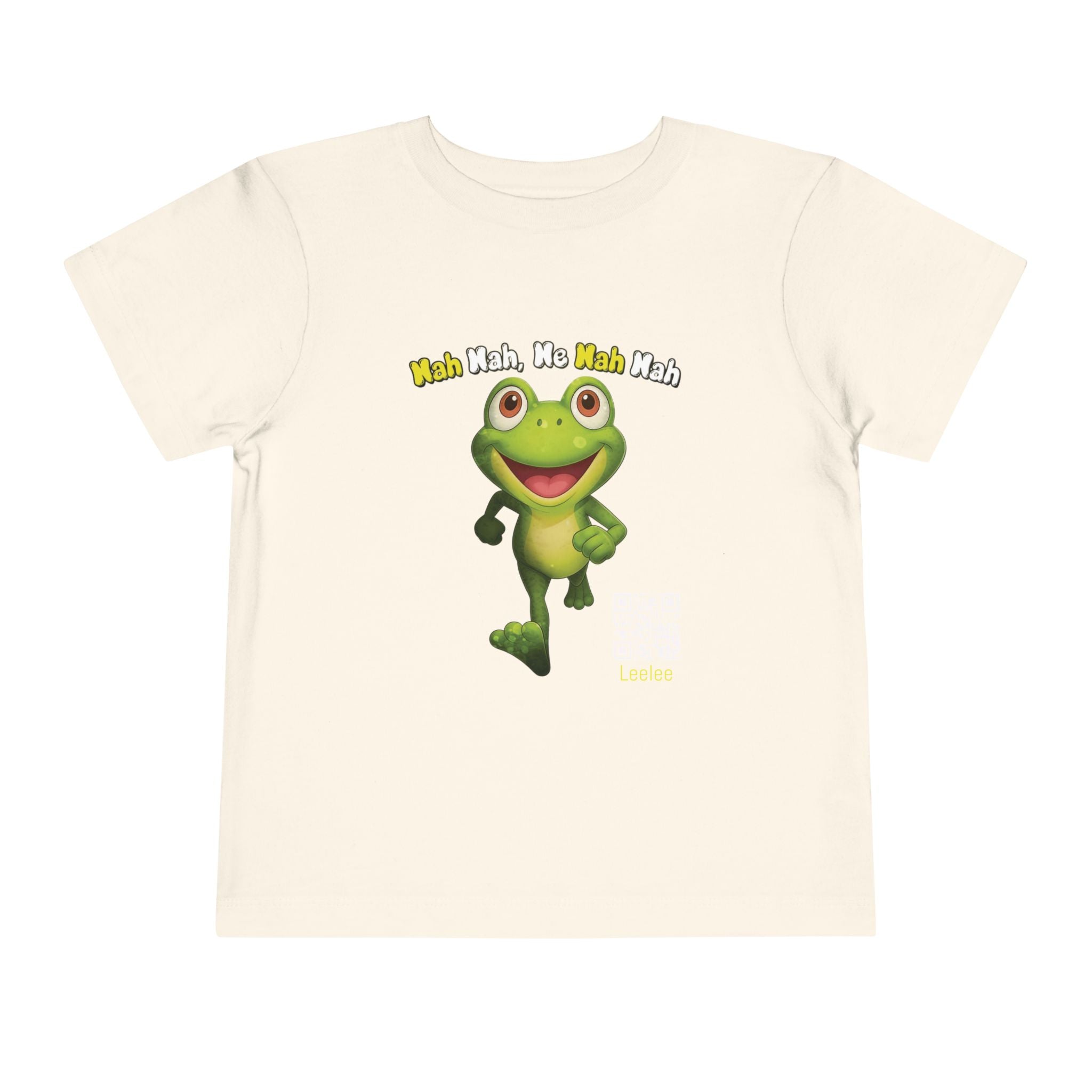 Leelee Running Frog Toddler Tee | Cute Cartoon Frog, Kids Animal Shirt