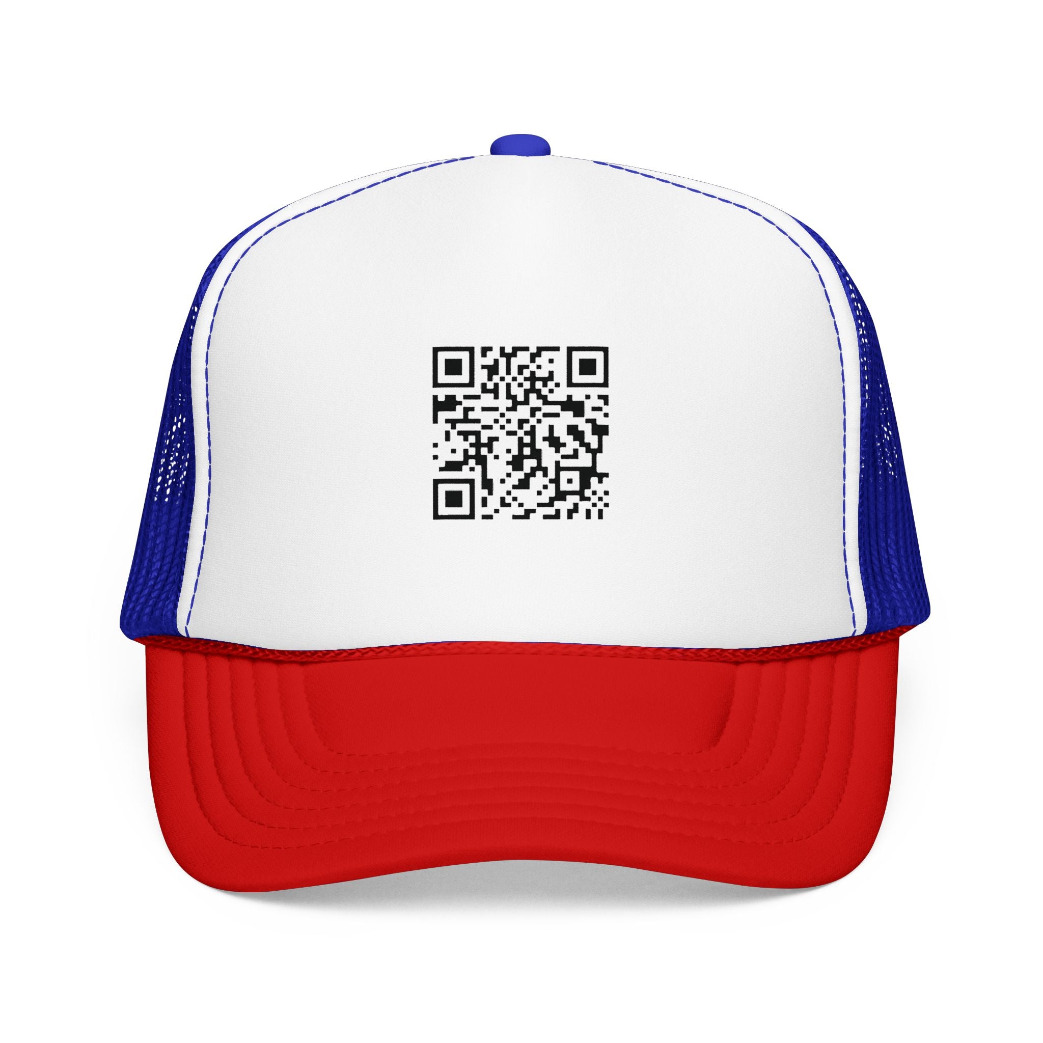QR Code Trucker Hat — Scanable Tech Graphic Cap