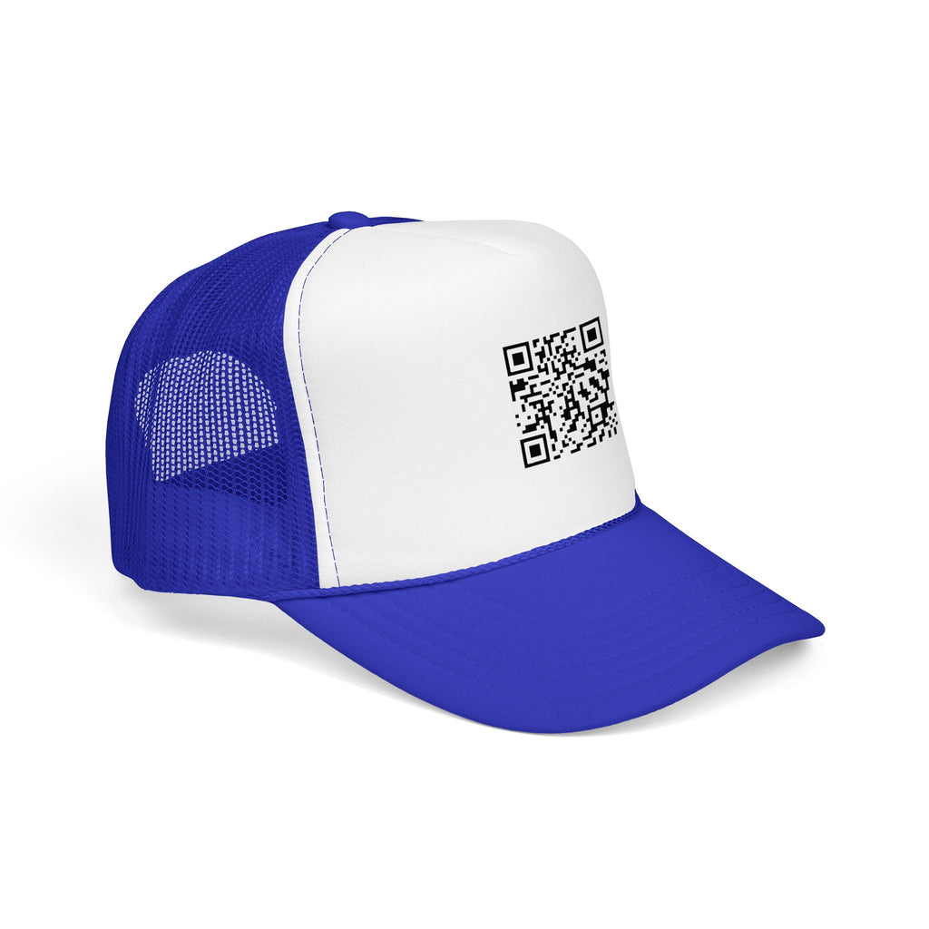 QR Code Trucker Hat — Scanable Tech Graphic Cap