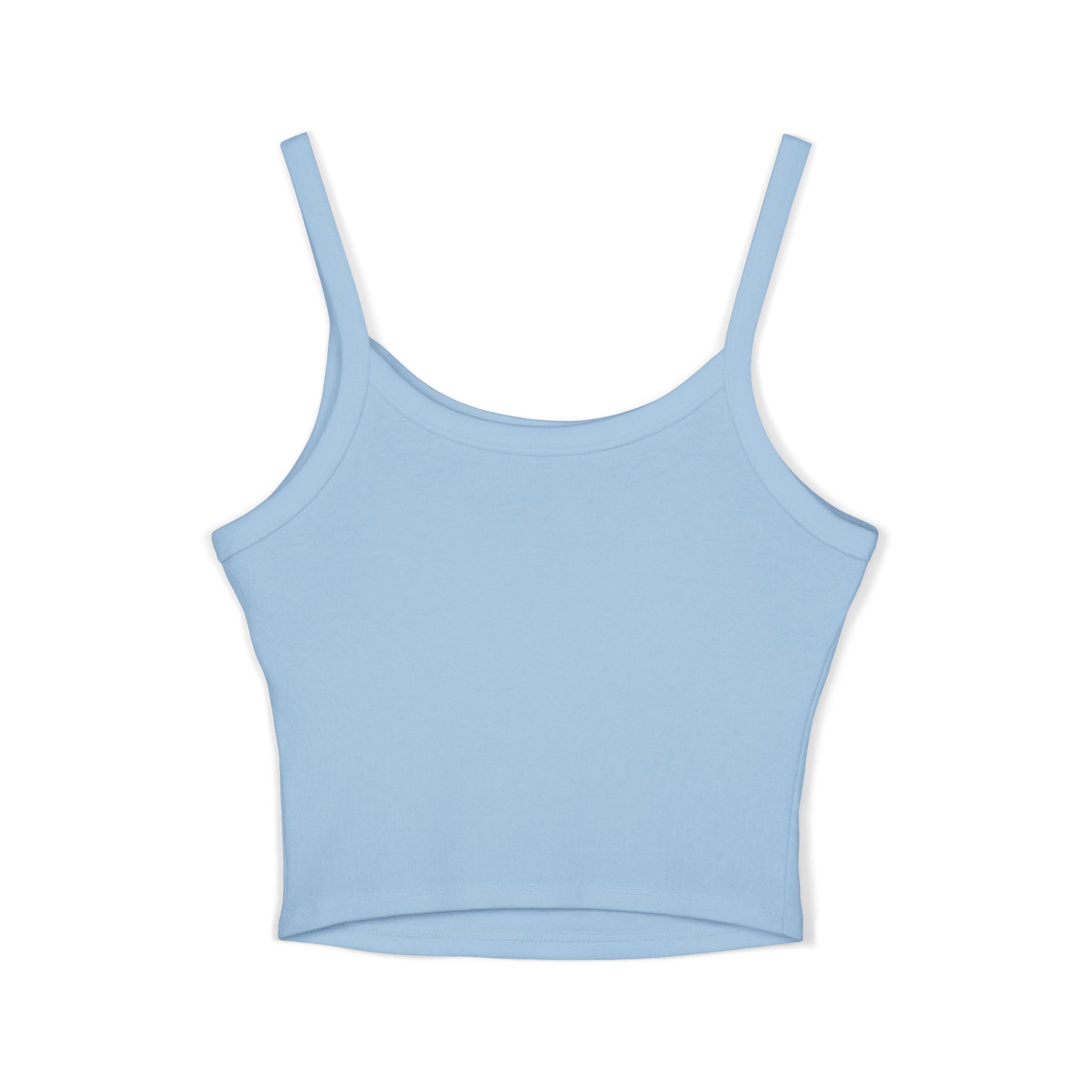Leelee Running Frog Cropped Tank — "Nah Nah Ne Nah Nah" Cute Frog Graphic Spaghetti Strap Top