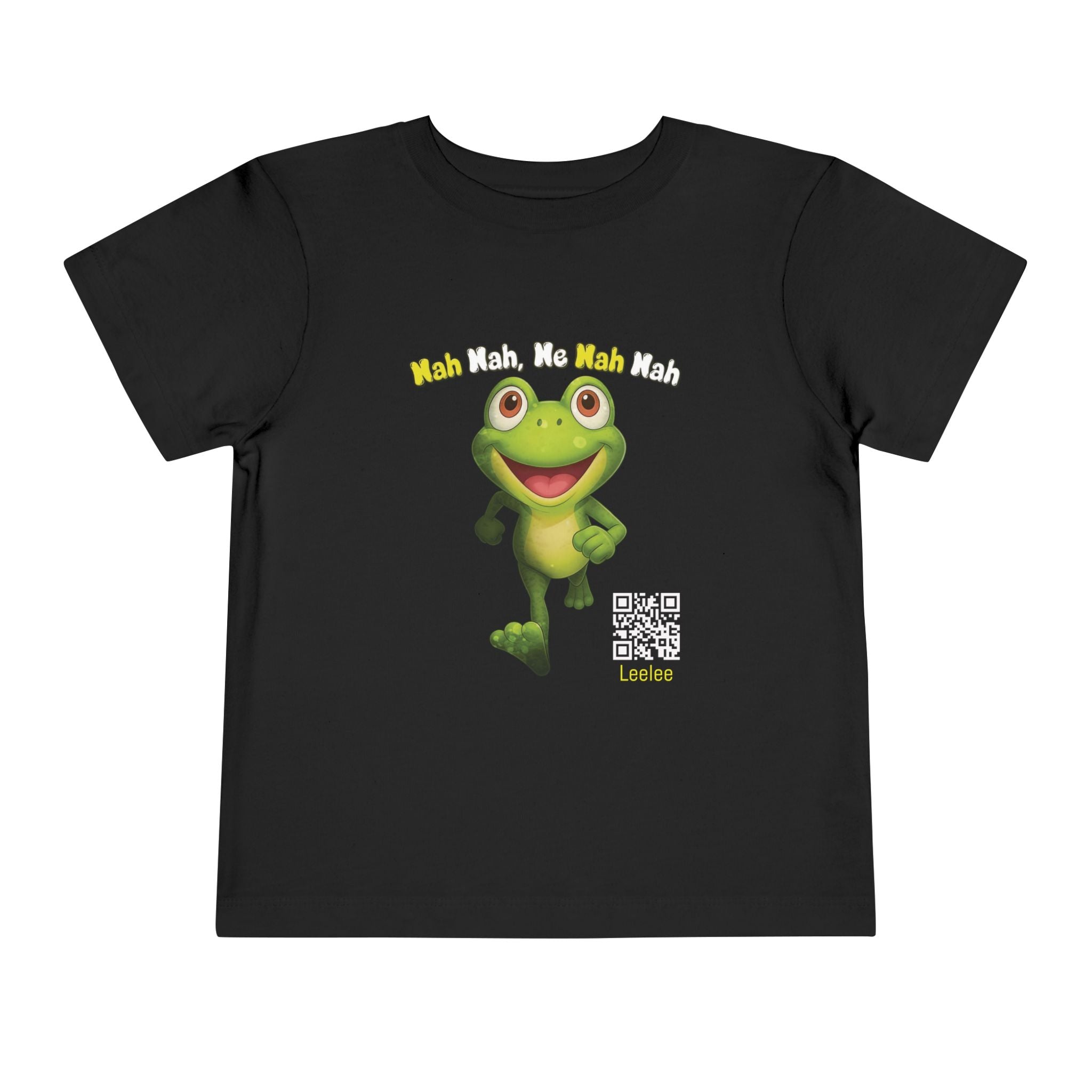 Leelee Running Frog Toddler Tee | Cute Cartoon Frog, Kids Animal Shirt