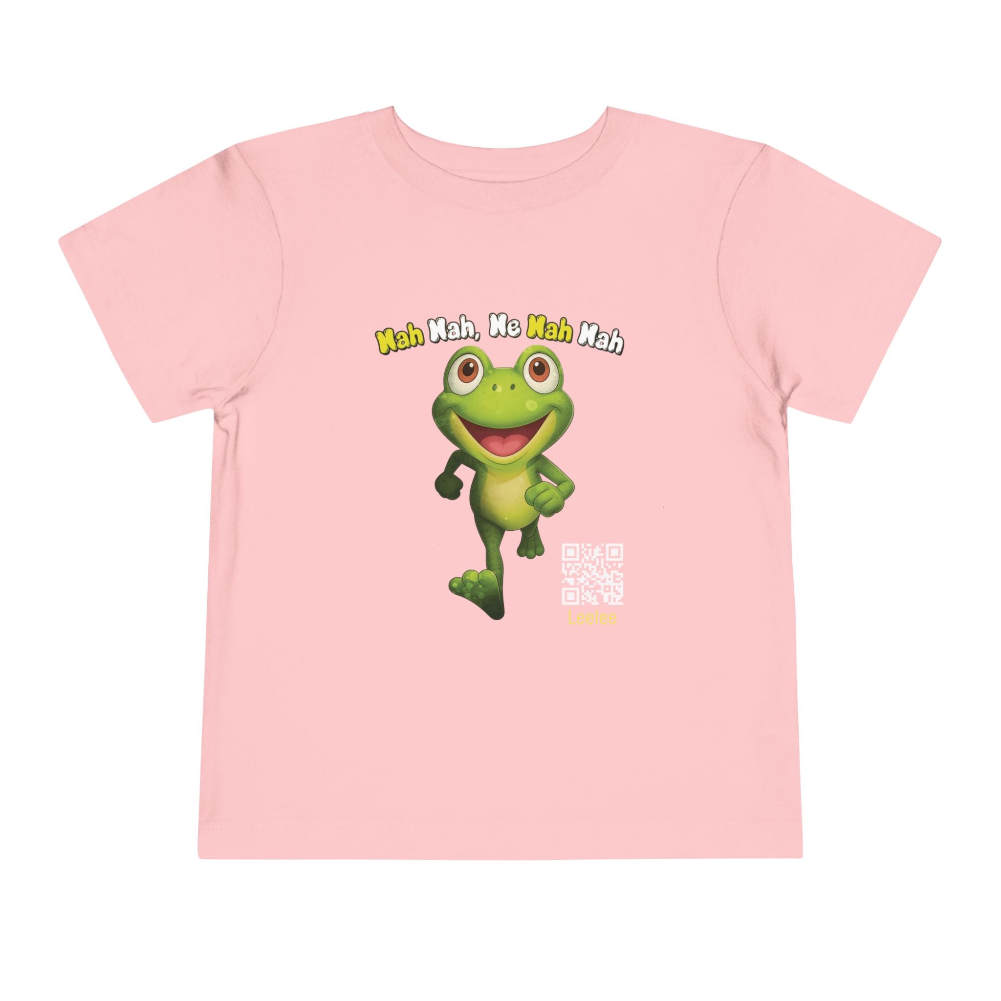 Leelee Running Frog Toddler Tee | Cute Cartoon Frog, Kids Animal Shirt