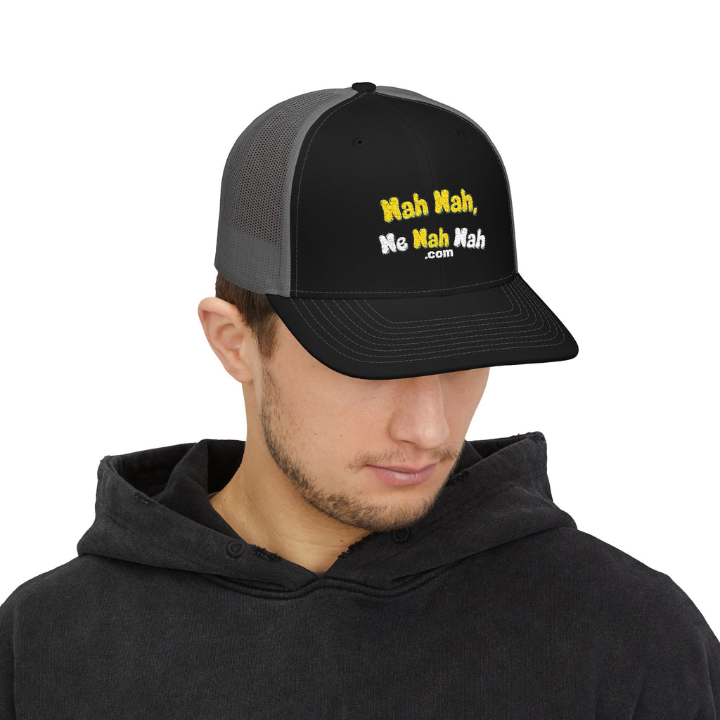 Embroidered Trucker Cap – "Nah Nah, Ne Nah Nah" Casual Snapback
