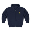 Leelee Running Frog Zip Pro Hoodie — Cute "Nah Nah, Ne Nah Nah" Graphic Full-Zip Sweatshirt